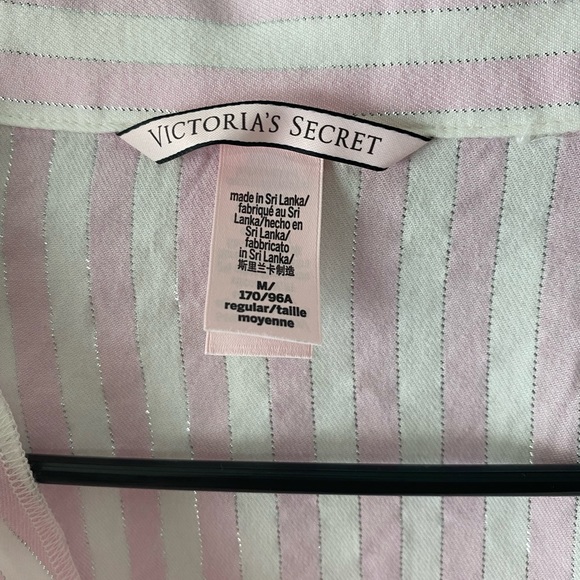 Victoria Secret long sleeve, striped sleep set. Size medium - Picture 3 of 5